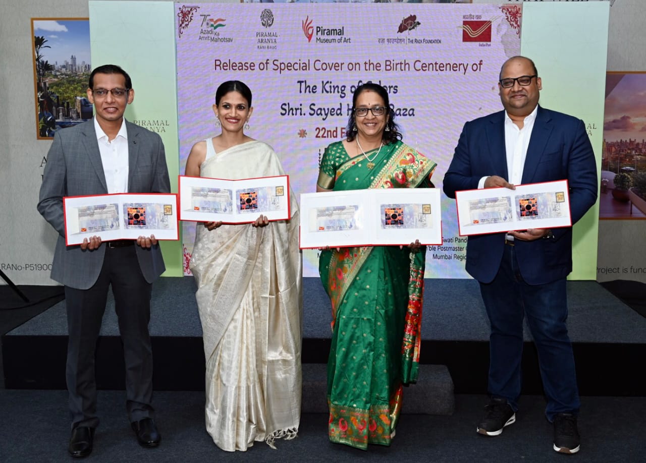 Veena R. Srinivas releases special cover on Sayed Haider Raza - Vimarsana News