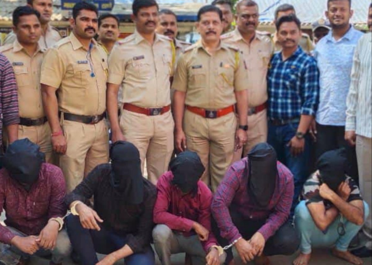 Mumbai: Five record criminals held for house break-in at elderly's house in Malad - Vimarsana News