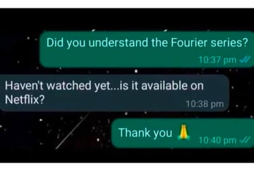 'Fourier series' takes Netflix watchers for toss, Math lovers react in nostalgia - Vimarsana News