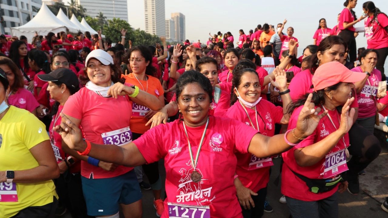 Mumbai: Over 6,000 women participate in 'Ladki Hoon Lad Sakti Hoon' Pink run - Vimarsana News