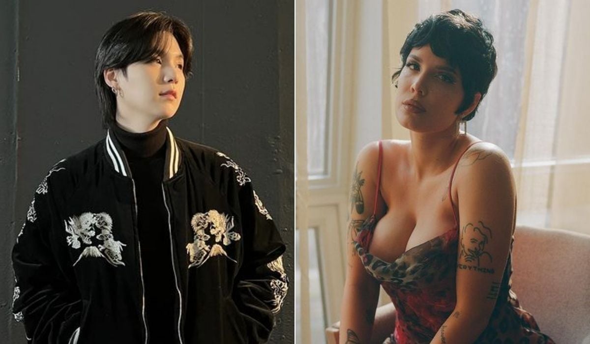 Suga Birthday Special: Halsey shares adorable wish for her BTS 'twin' Suga - Vimarsana News