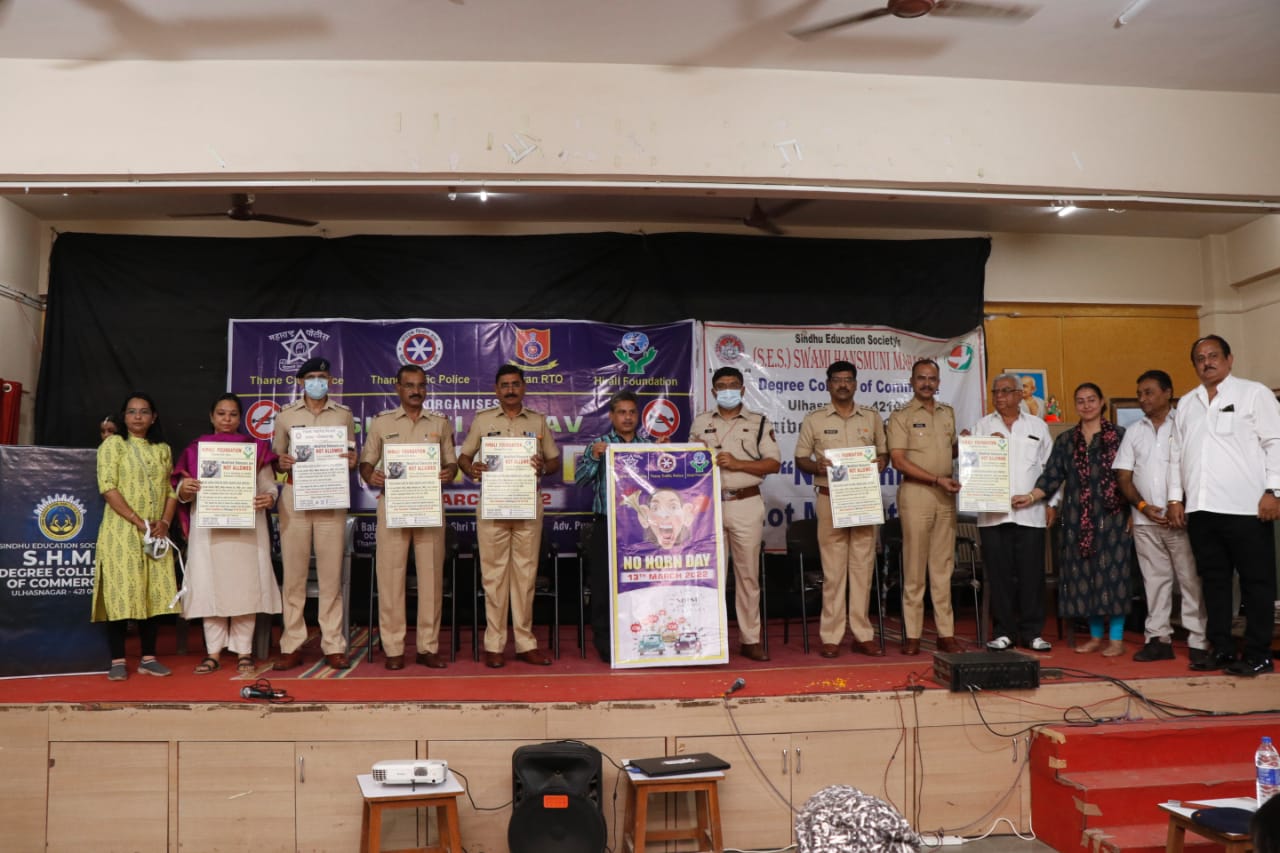Thane: Police, social activists conduct two days 'no-honking' campaign to create awareness about noise pollution in Ulhasnagar - Vimarsana News