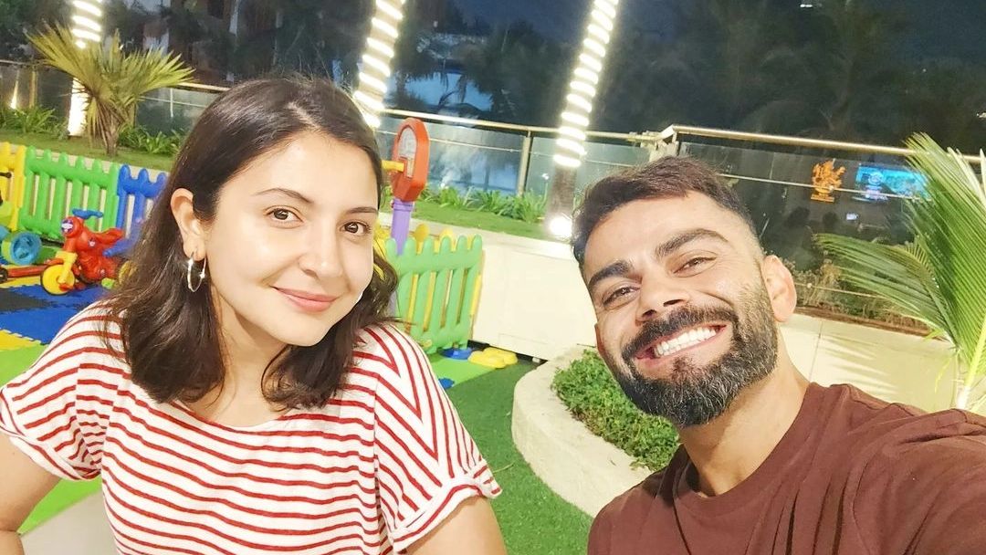 Virat Kohli shares new selfie with Anushka Sharma - is it from their daughter Vamika's play area? - Vimarsana News
