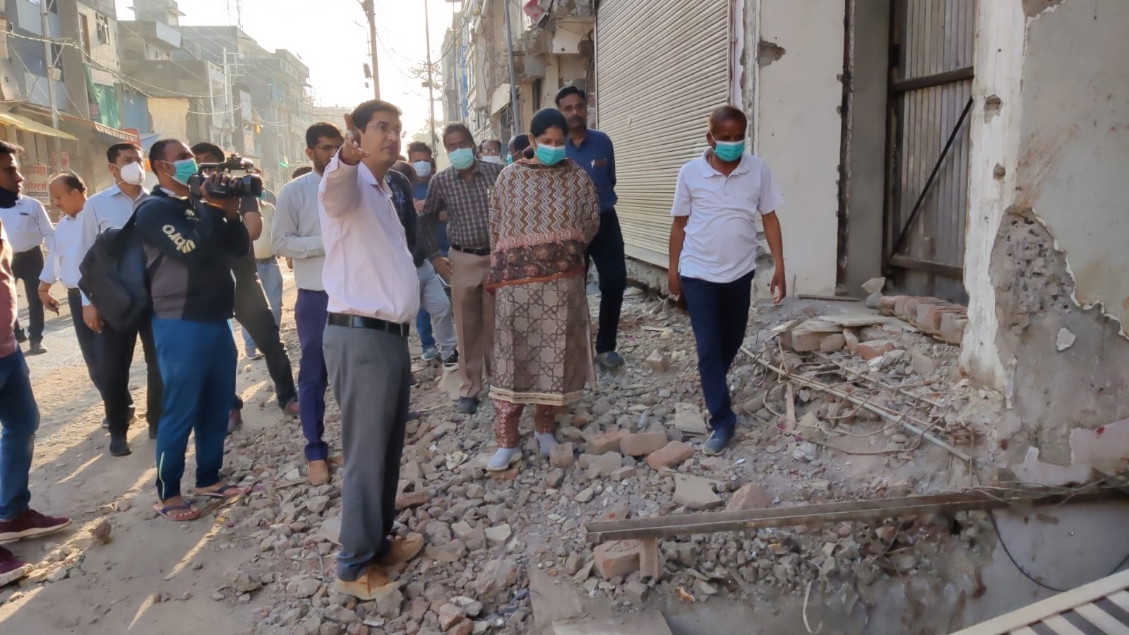 Indore: ​Municipal commissioner inspects 'ger' route - Vimarsana News