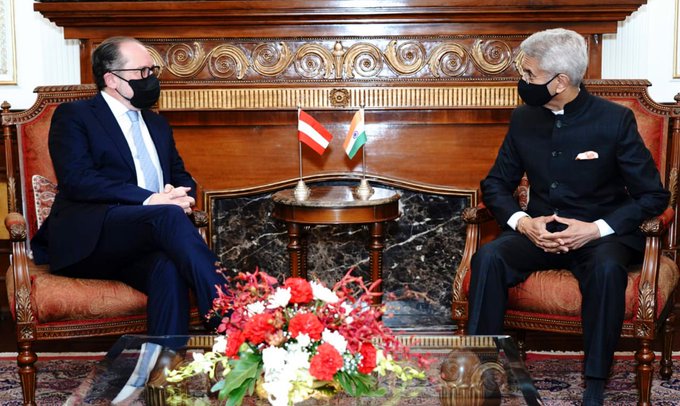 EAM S Jaishankar holds delegation-level talks with Australian counterpart Alexander Schallenberg in Delhi - Vimarsana News