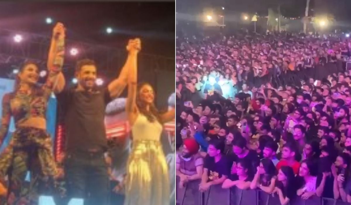 'Attack' Music Launch: John Abraham, Jacqueline Fernandez and Rakul Preet Singh set the stage on fire - Vimarsana News