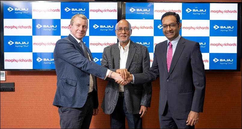 Bajaj Electricals renews trademark license agreement with Morphy Richards - Vimarsana News