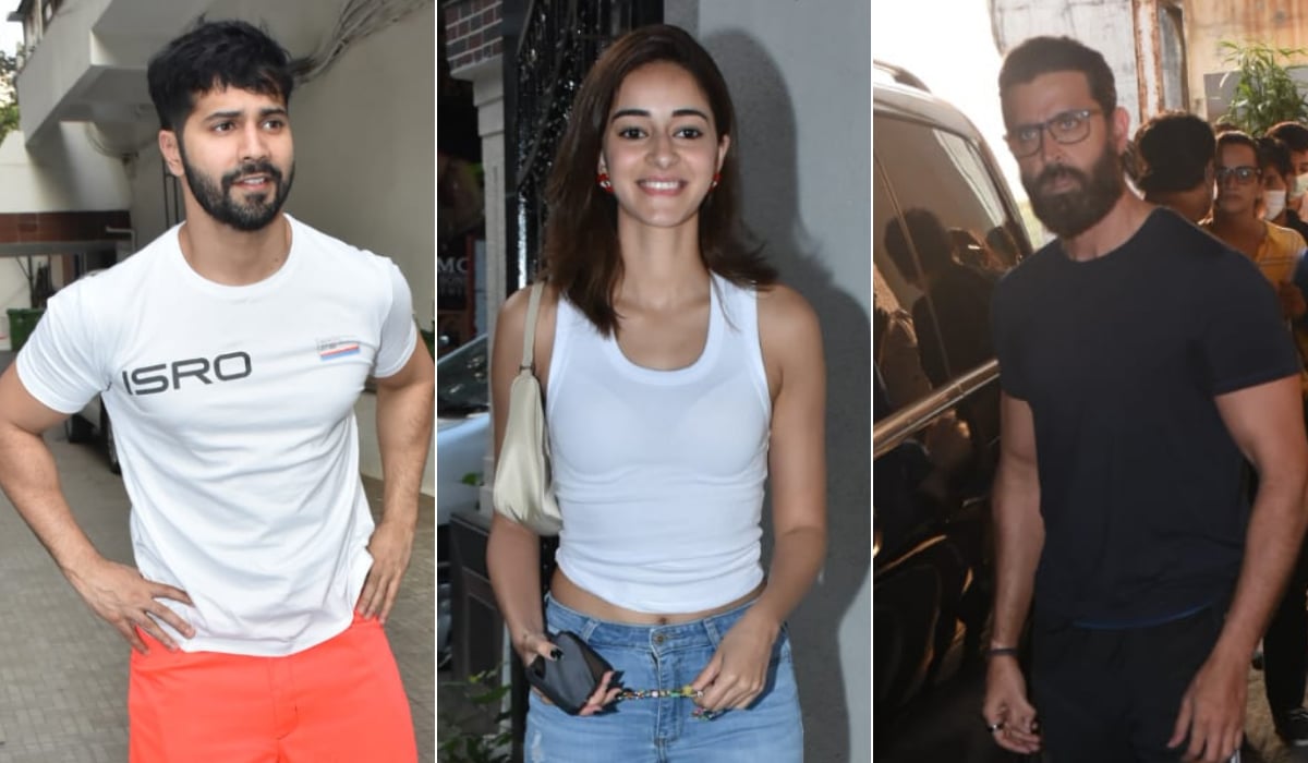 Photos: Hrithik Roshan, Varun Dhawan, Ananya Panday and other Bollywood celebs snapped in Mumbai - Vimarsana News