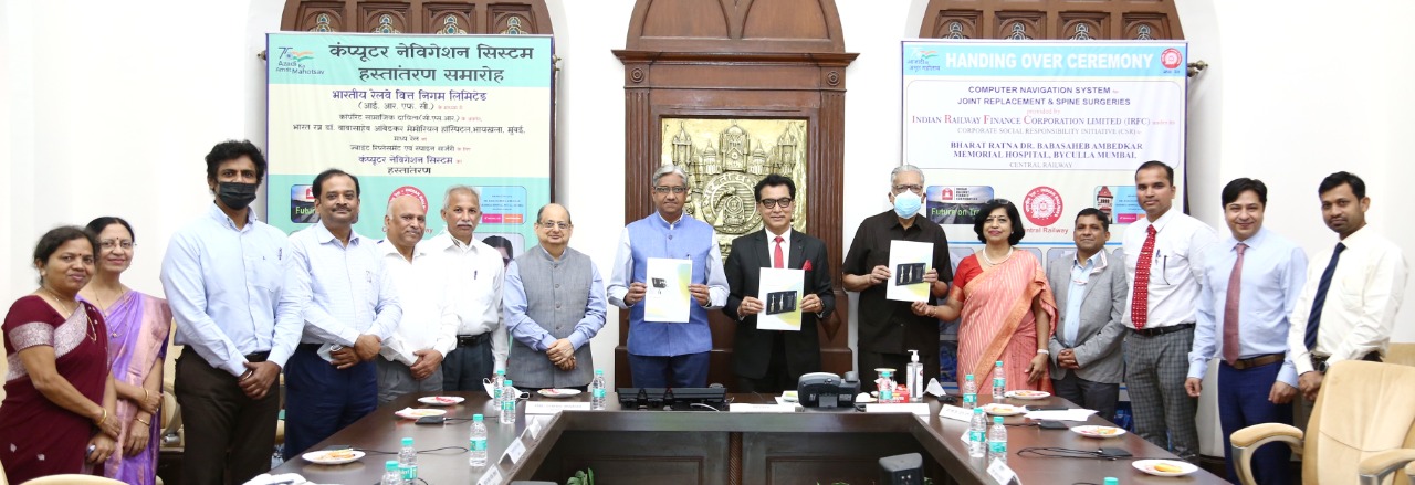 Mumbai: Bharat Ratna Dr. Babasaheb Ambedkar Memorial Railway Hospital Byculla receives computer assisted navigation system under CSR Initiative - Vimarsana News