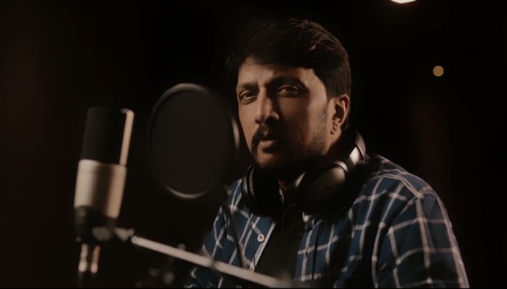 Kichcha Sudeepa completes dubbing for 'Vikrant Rona' in English - Vimarsana News