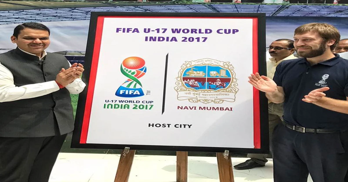 Fifa U 17 Wc Maharashtra Cm Launches Host City Logo For Navi Mumbai Fifa U 17 Wc Maharashtra Cm Launches Host City Logo For Navi Mumbai