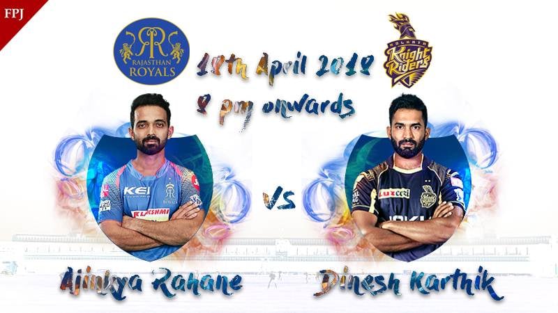 Ipl 2018 Match 15 Rr Vs Kkr Live Scores Match Updates Commentary