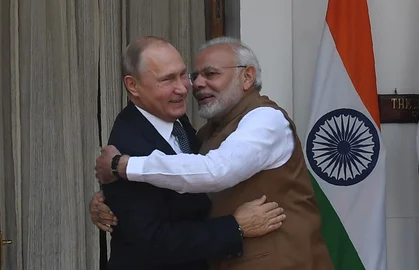 Amid chaos in Afghanistan, PM Modi holds talks with Russian President Vladimir Putin