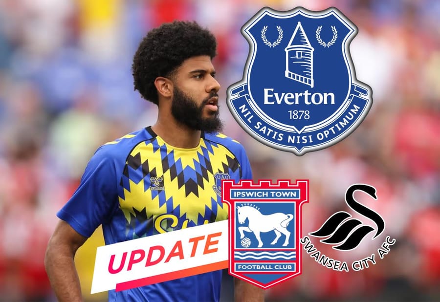Everton receive transfer offers from Ipswich and Swansea with Coventry and Stoke in race for £10m Ellis Simms