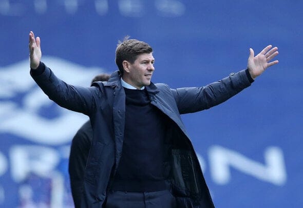 'Looking at me in disgust' - Gerrard makes confession about Rangers player after clash v Falkirk