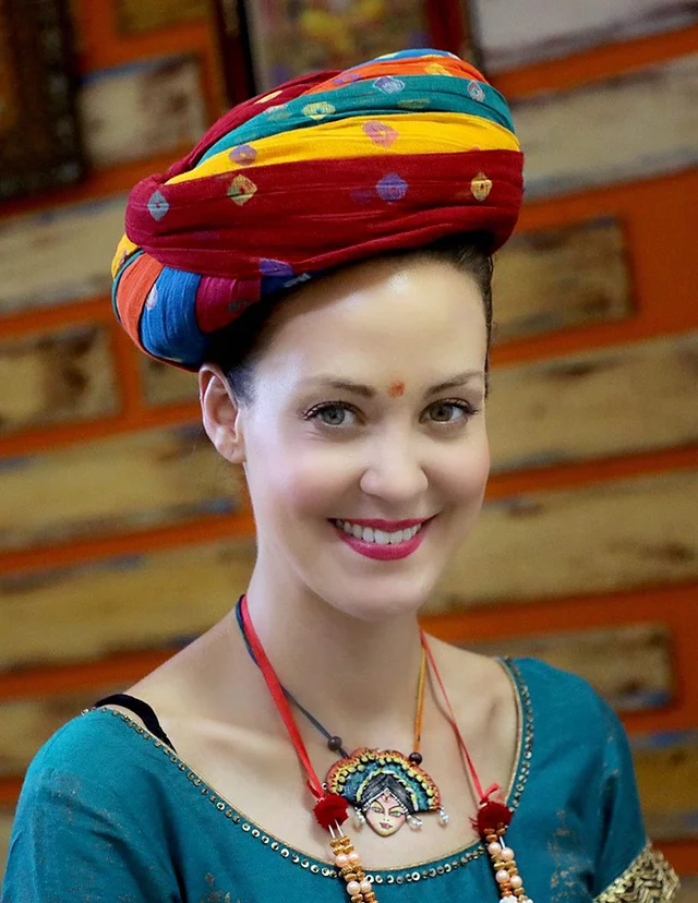 International model and fashion designer Danielle Pettee in Jodhpur. International model and fashion designer Danielle Pettee in Jodhpur.
