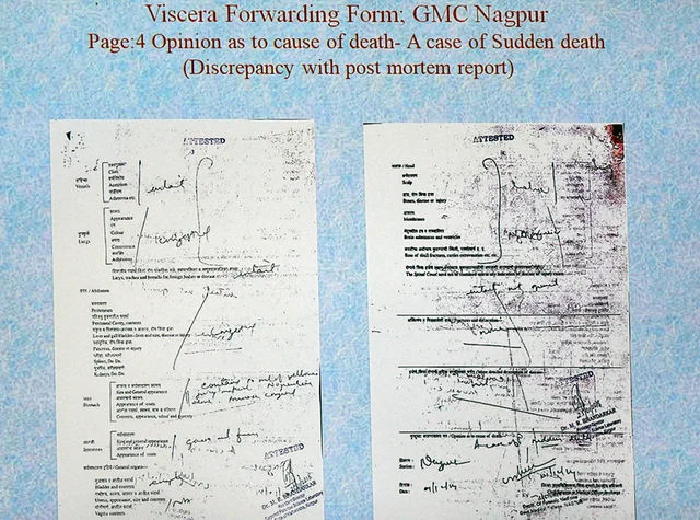 Documents shared at the press conference showing difference of opinion as to cause of Judge Loya’s post-mortem report Documents shared at the press conference showing difference of opinion as to cause of Judge Loya’s post-mortem report
