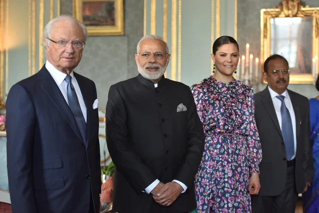 Prime Minister Narendra Modi meets Swedish King His Majesty Carl XVI Gustaf, in Stockholm, Sweden Prime Minister Narendra Modi meets Swedish King His Majesty Carl XVI Gustaf, in Stockholm, Sweden