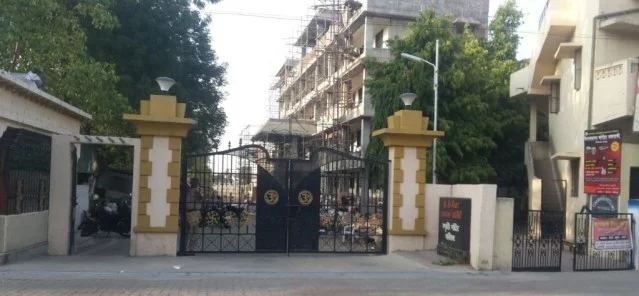 The entrance to the Hedgewar Smruti Mandir complex in Nagpur, Maharashtra The entrance to the Hedgewar Smruti Mandir complex in Nagpur, Maharashtra