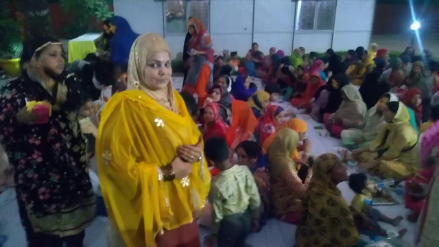 A Muslim woman arrives at the Iftar party hosted by Union Minister Mukhtar Abbas Naqvi for mainly women in New Delhi. A Muslim woman arrives at the Iftar party hosted by Union Minister Mukhtar Abbas Naqvi for mainly women in New Delhi. 