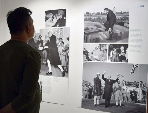 A photo exhibition organised at the American Center to mark 70 years of Indo-US relations. A photo exhibition organised at the American Center to mark 70 years of Indo-US relations. 