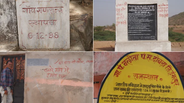 Although installing stones in the memory of deceased is a traditional tribal practise, all this was much before Jharkhand or Chhattisgarh knew about PESA or “Village Republic” Although installing stones in the memory of deceased is a traditional tribal practise, all this was much before Jharkhand or Chhattisgarh knew about PESA or “Village Republic”