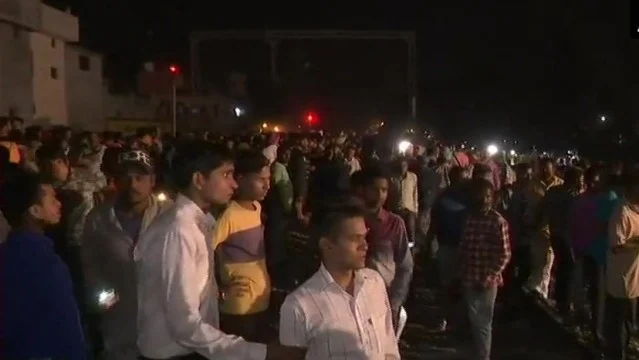'At least 50' dead as train ploughs through festival crowd in India