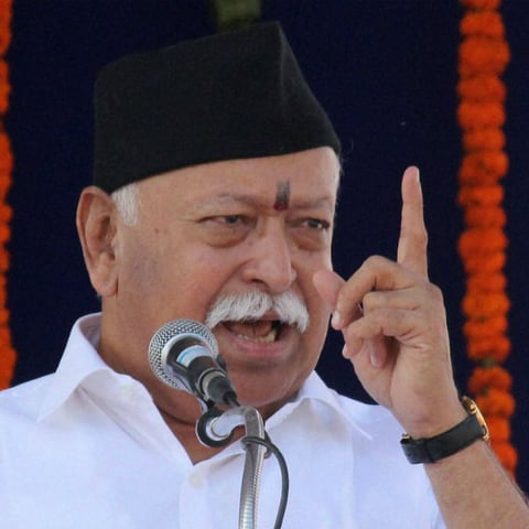 RSS chief Mohan Bhagwat (Photo Courtesy: PTI)