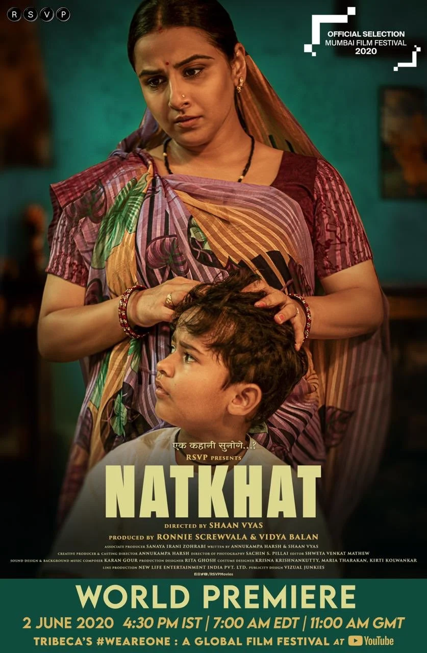 RSVP short film 'Natkhat' featuring Vidya Balan reaches Oscar 2021 Race