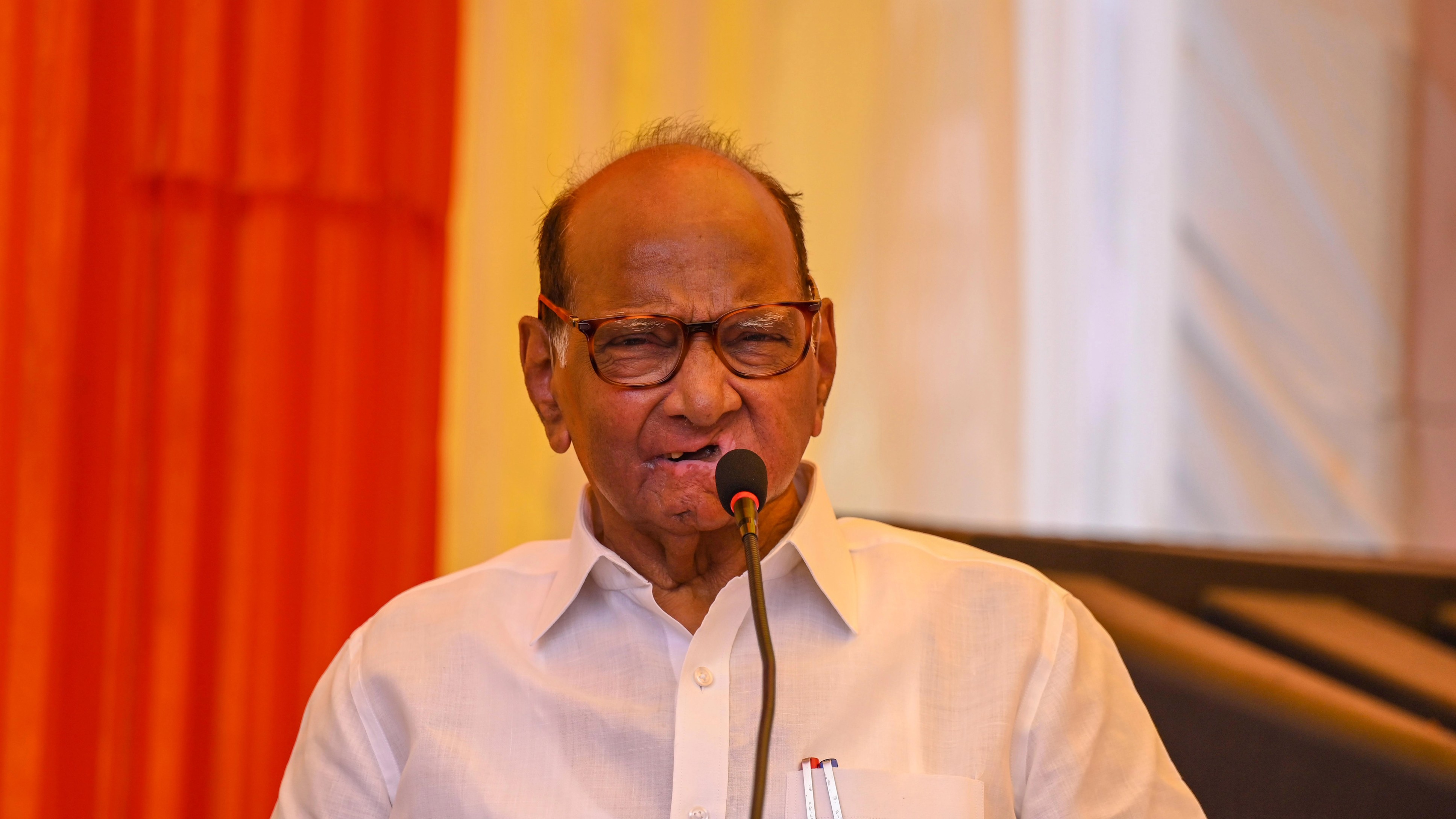 I thank the prime minister for giving our corrupt colleagues a 'clean'  chit: Sharad Pawar