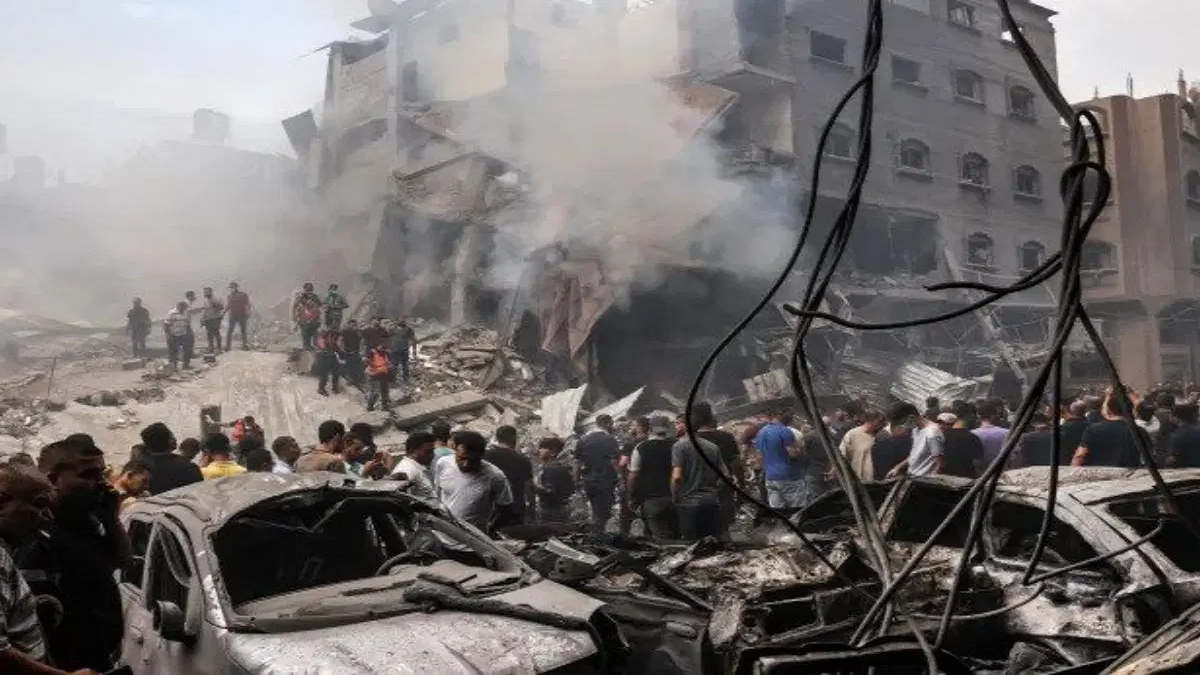 Israel-Hamas War: इजरायली बमबारी से दहला गाजा! हमले में मारे गए 40 फिलिस्तीनी, कई घायल