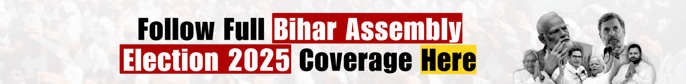 Bihar Assembly Election Coverage Poster
