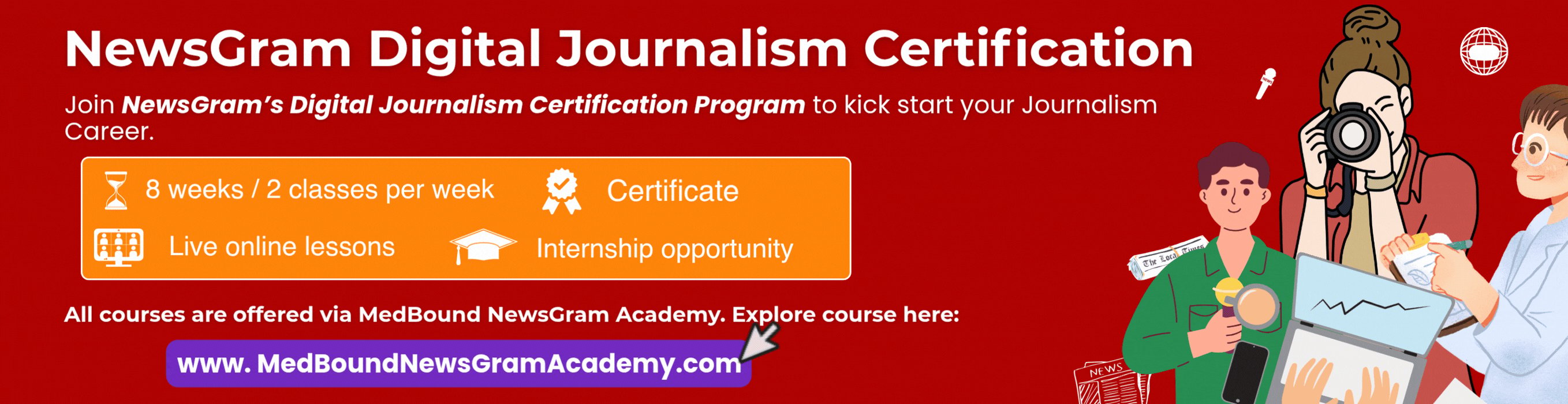 NewsGram Certification Program Banner