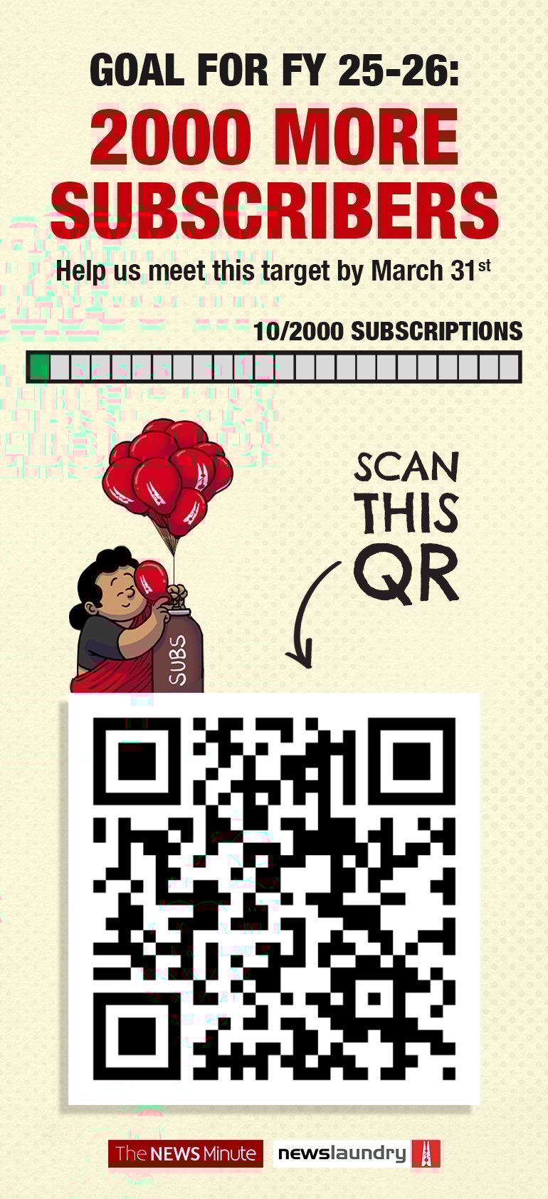 subscribe to newslaundry