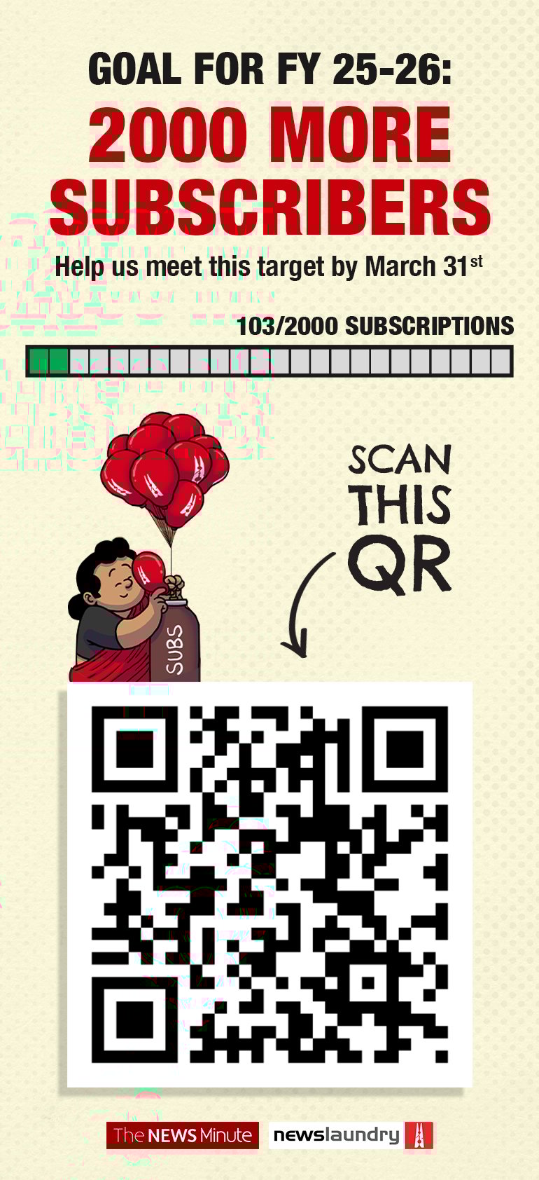 subscribe to newslaundry