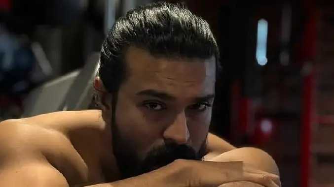 ராம் சரணின் உடற்பயிற்சி புகைப்படம்