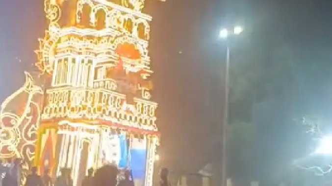 வேலூரில் மயான சூறை விழாவில் நேர்ந்த விபத்து