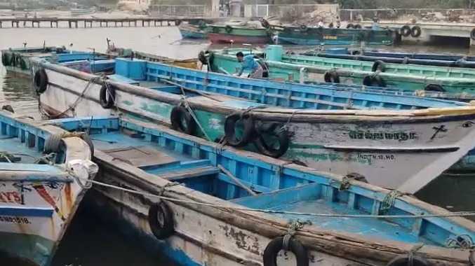 ராமேஸ்வரம் மீனவர்கள் ஒரு நாள் வேலை நிறுத்த போராட்டம்