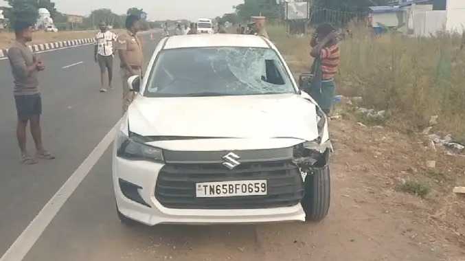 திருச்செந்தூர் கோவிலுக்கு பாதயாத்திரை சென்றபோது விபத்து