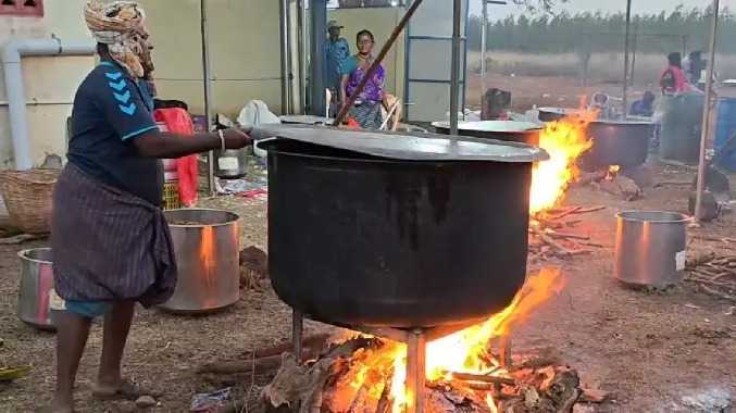 மாவிழியம்மன் கோயிலில் மாசி மாத படையல் விழா