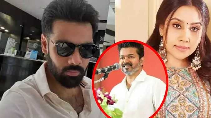 விஜய் குறித்த தனது தங்கையின் கேள்விக்கு சிபிராஜ் பதிலடி