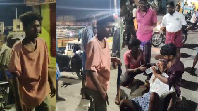 என் பையன ஏன்டா குடிக்க வைச்சி கெடுக்கிற?