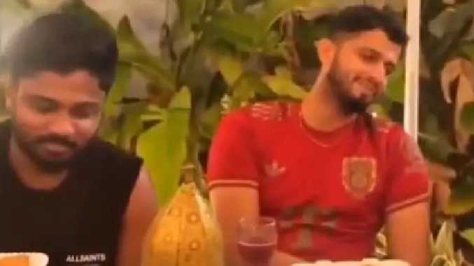 நண்பர்கள் அளித்த இஃப்தார் விருந்தில் பங்கேற்ற சஞ்சு சாம்சன்