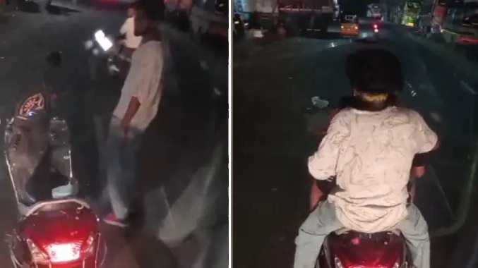 அரசுப் பேருந்தை வழிமறித்த போதை இளைஞர்கள்