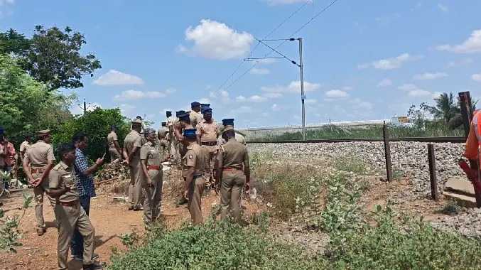 போராட்ட அறிவிப்பால் ரயில் பாதையில் போலீசார் குவிப்பு