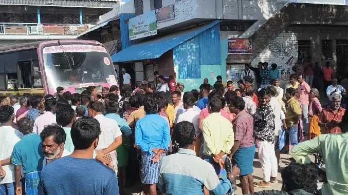 தற்காலிக அரசுப் பேருந்து ஓட்டுநரை தாக்கிய மர்மநபர்கள்