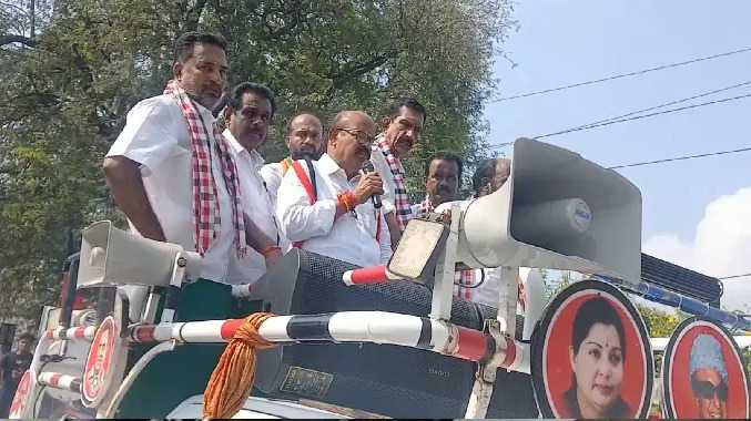 அதிமுக வேட்பாளர் பொள்ளாச்சி ஜெயராமன் சாடல்