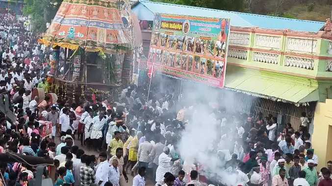 பிரான்மலை திருக்கொடுங்குன்றநாதர் கோவில் சித்திரை தேரோட்டம்
