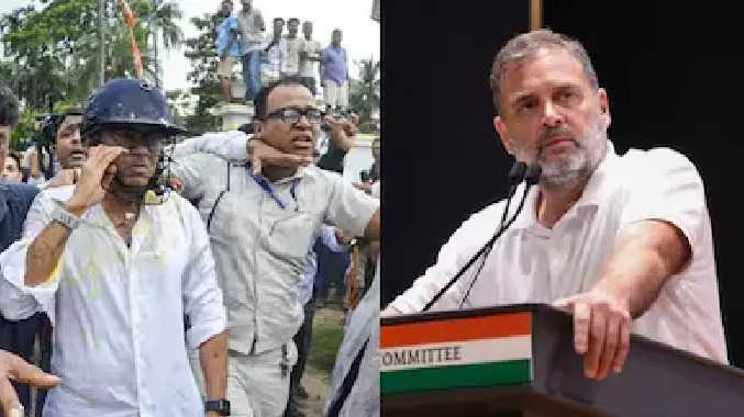 தாக்கப்பட்ட திரிணாமுல் காங்கிரஸ் எம்பிக்கு ராகுல் ஆதரவு