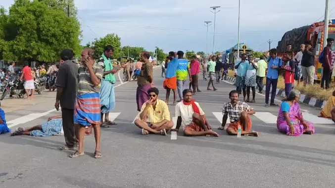 கொடை விழாவிற்கு அனுமதியின்றி மண் எடுப்பு
